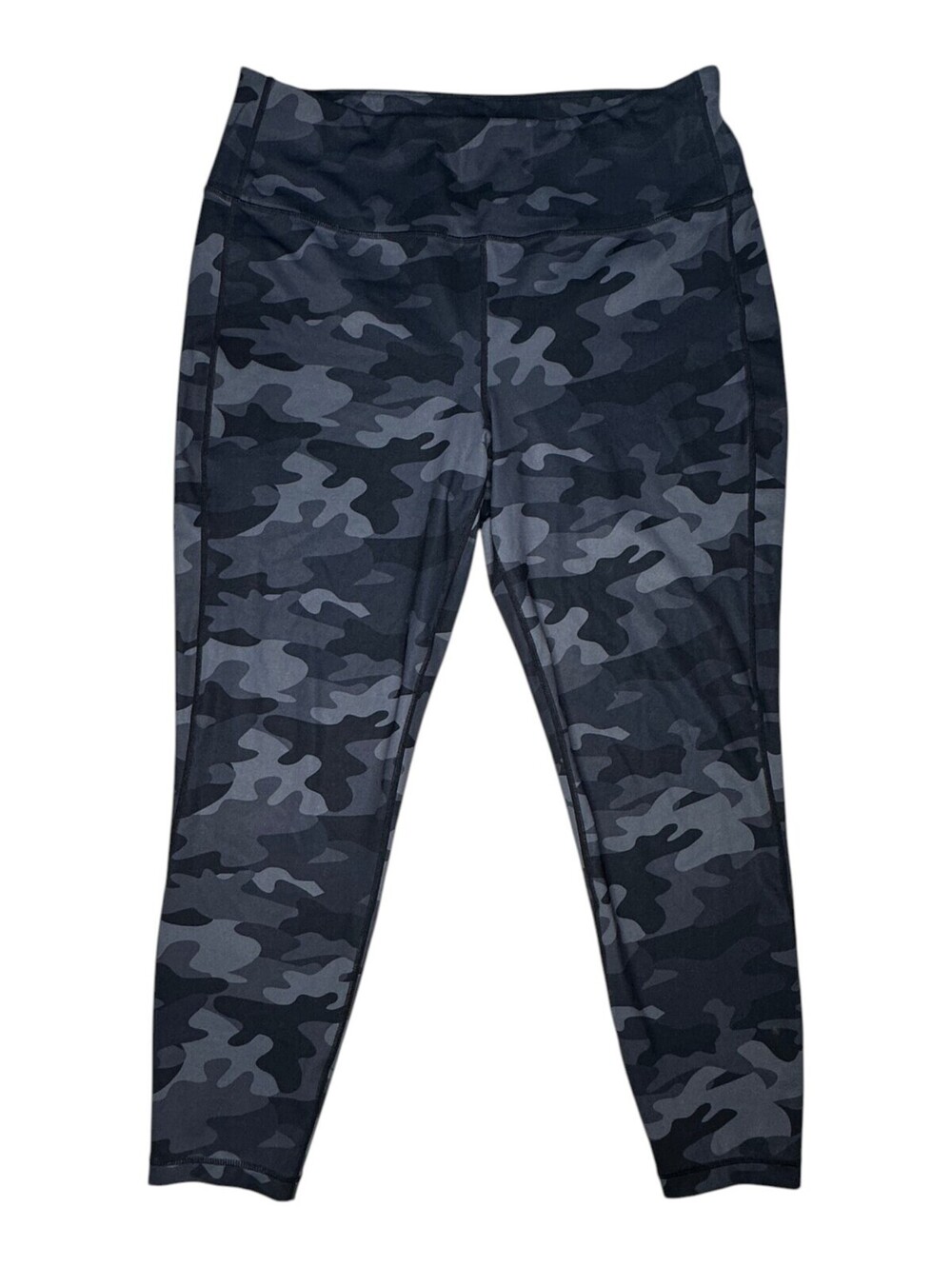 Lolë Women's Gray and Black Camouflage Leggings XXL
